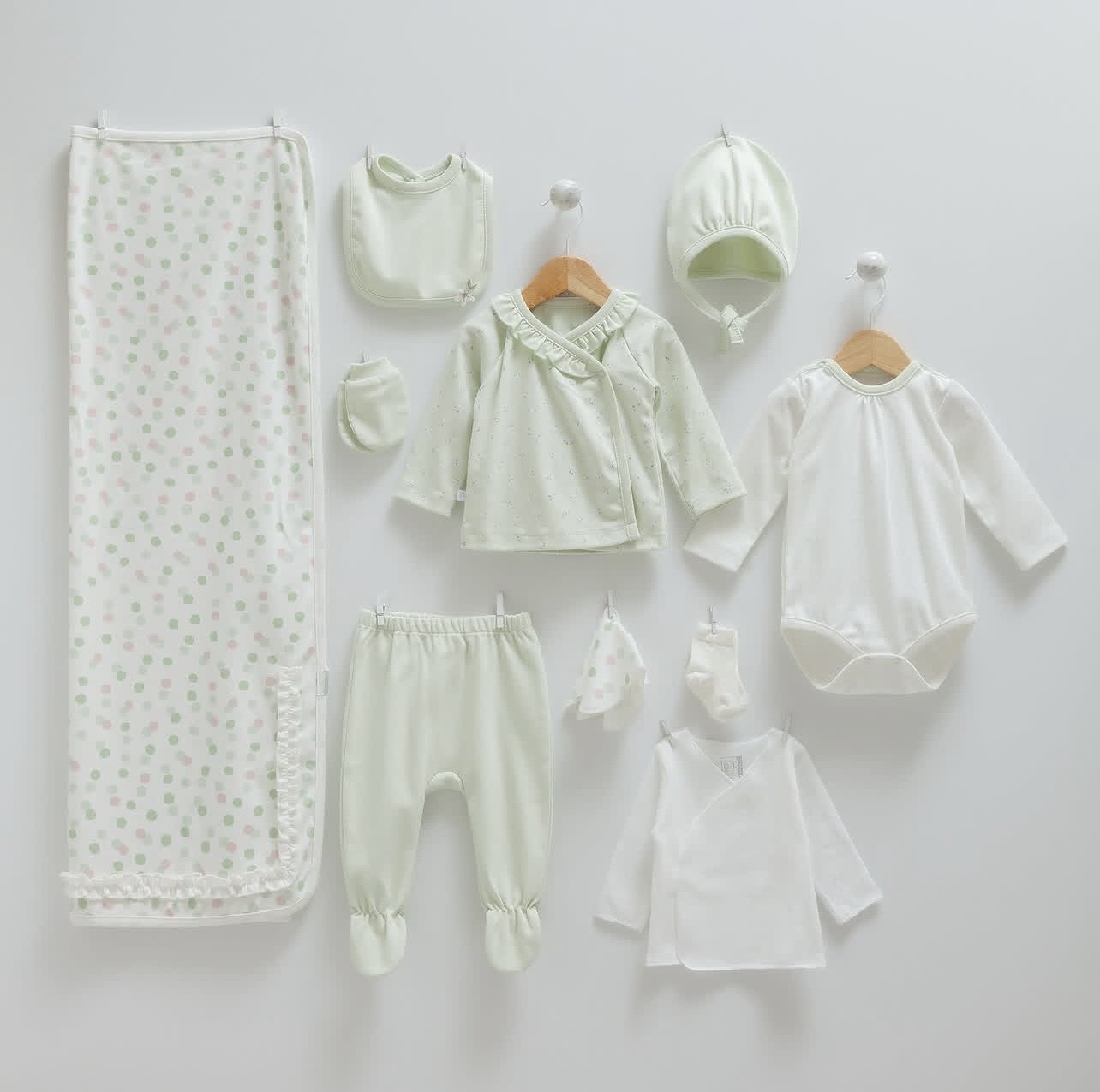 Mint Baby Girl Set