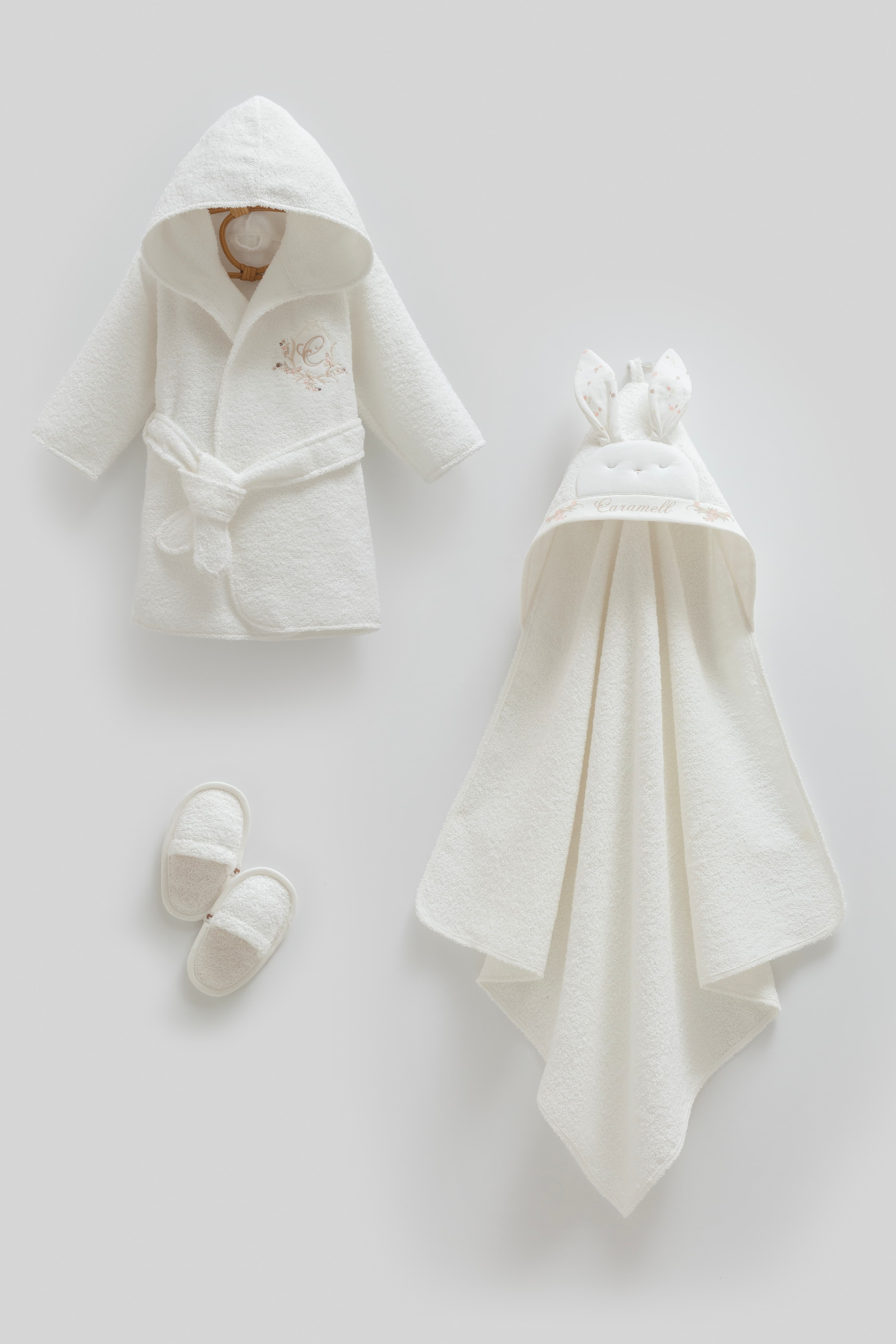 Bunny Baby Girl Bath Set