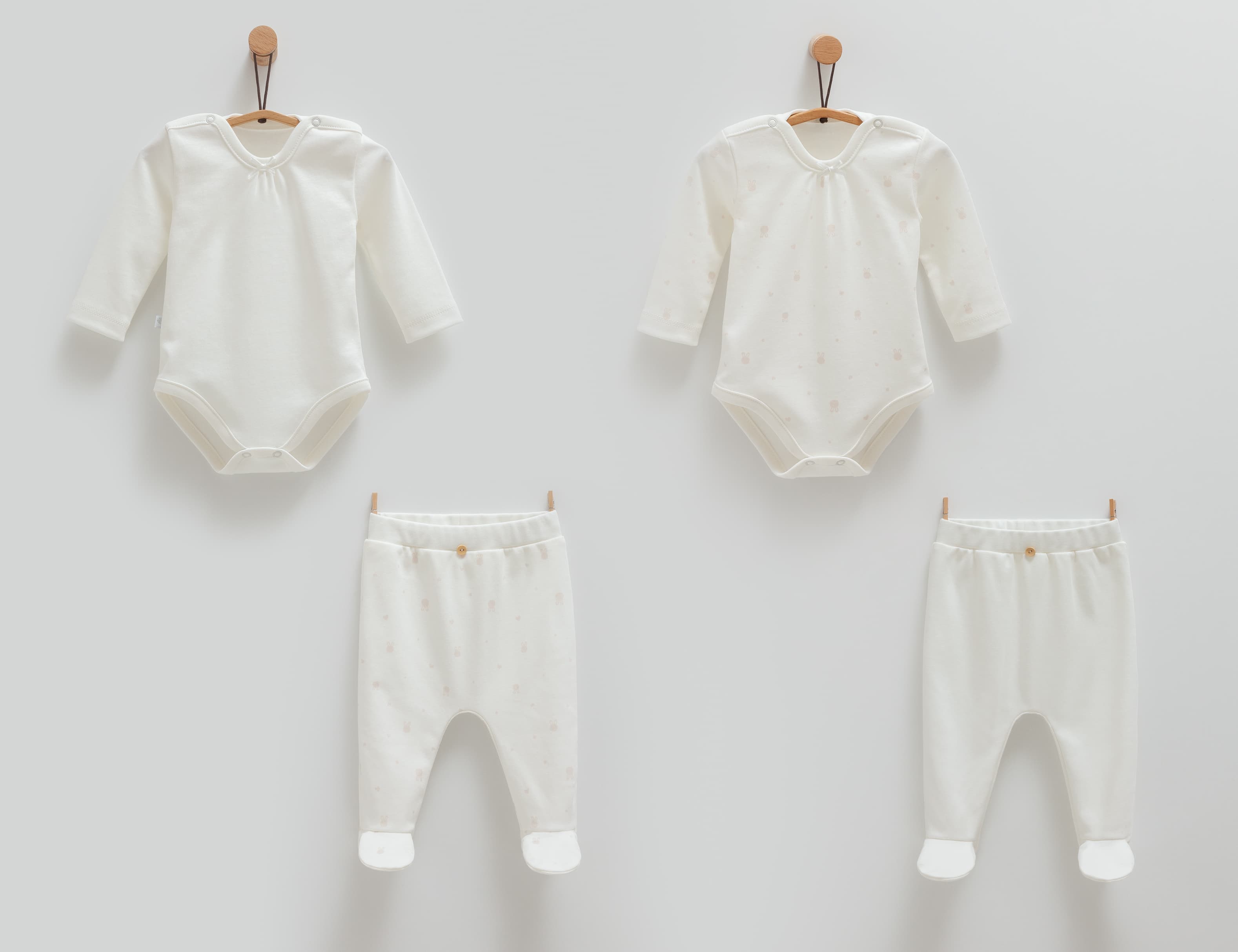 Baby Girl Four Pieces Basic Set