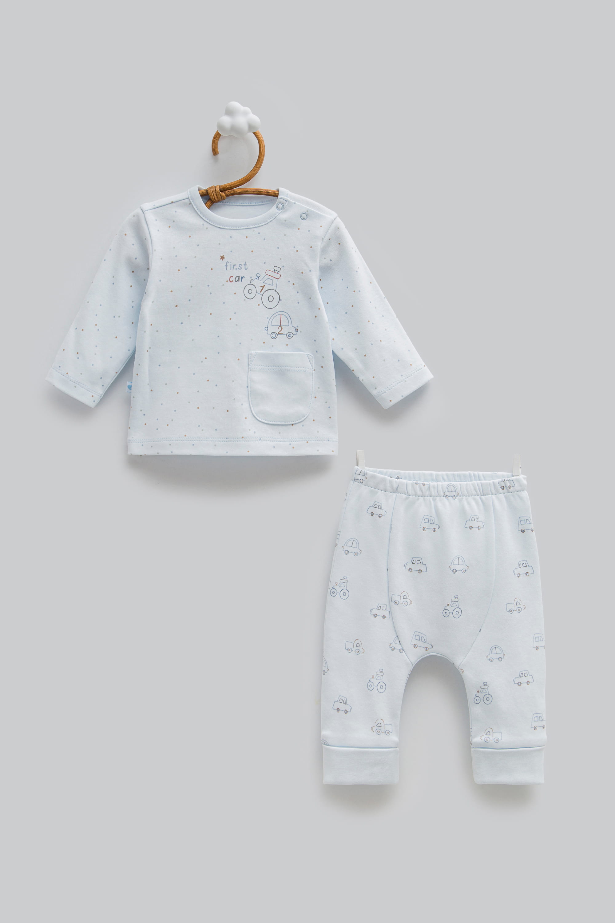 Baby Boy Car 2 Pieces  Pajama 