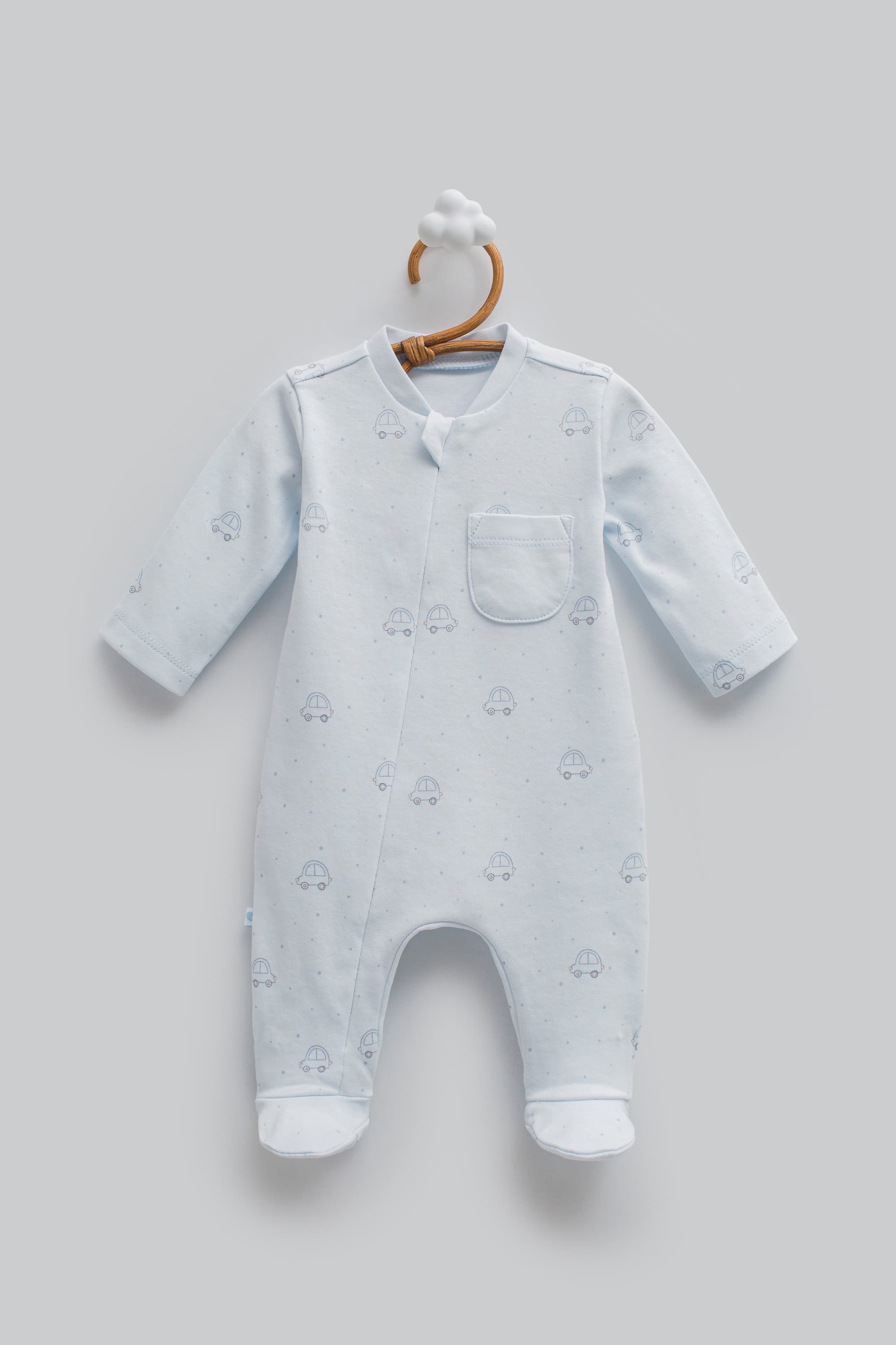 Boy Car 100% Cotton Overall