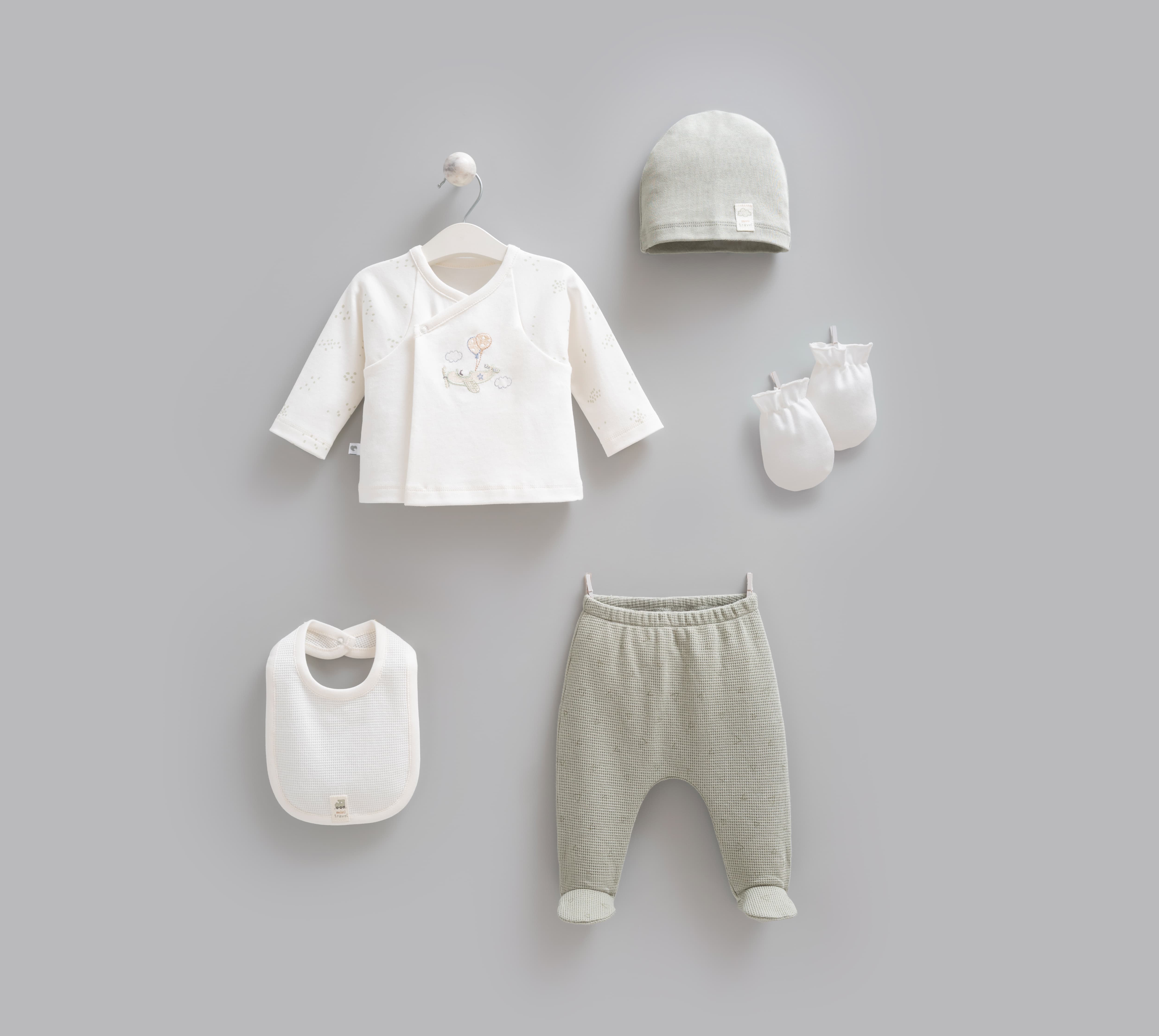100% cotton 5 pieces set size 0-3