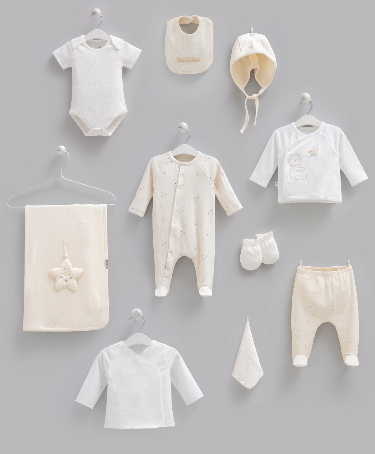 100% Cotton 10 Pieces Hospital Set Size 0-3