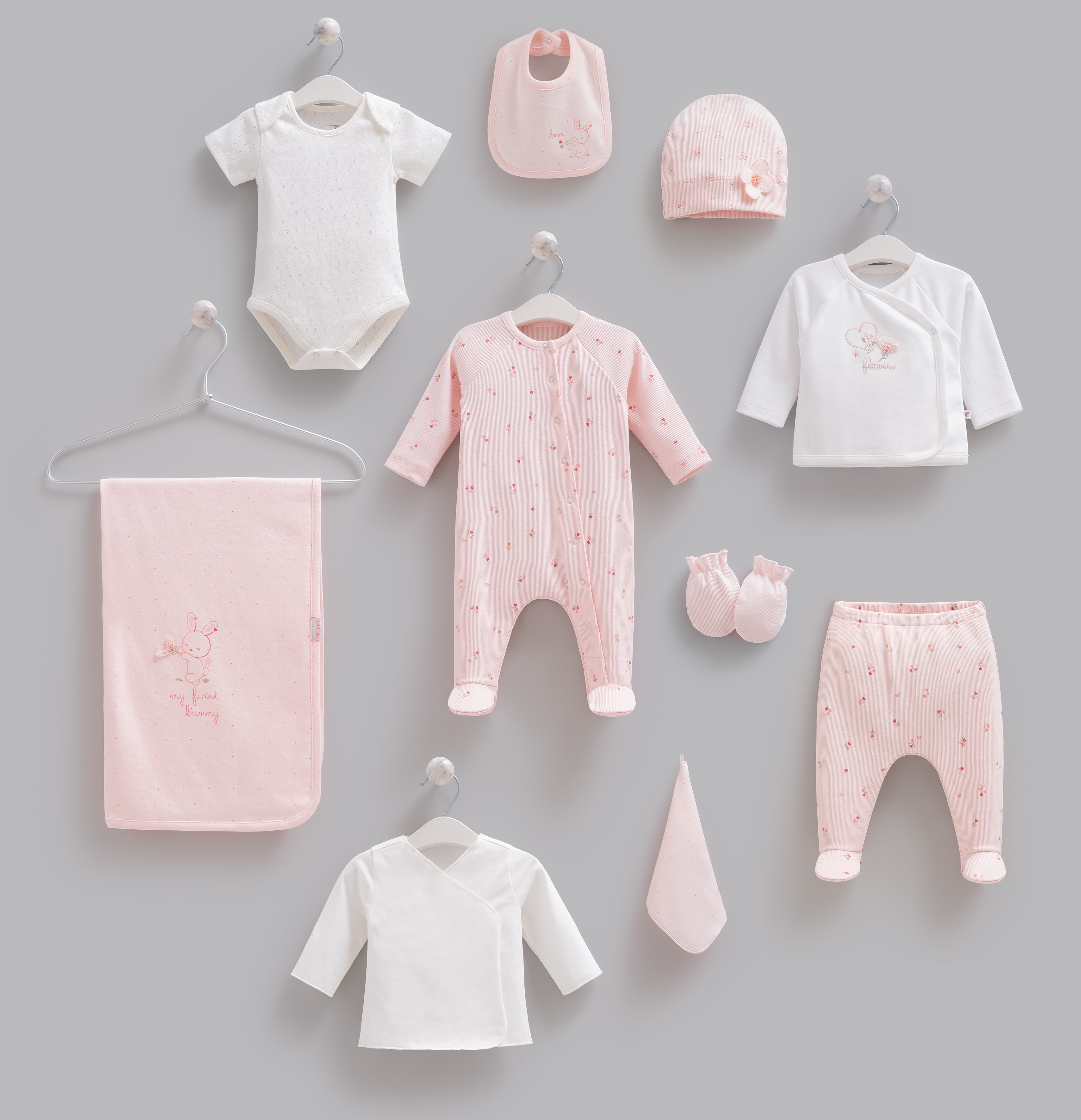 100% Cotton 10 Pieces Hospital Set Size 0-3