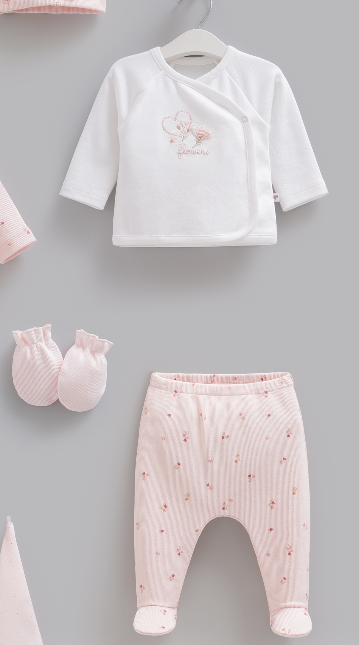 100% Cotton 10 Pieces Hospital Set Size 0-3