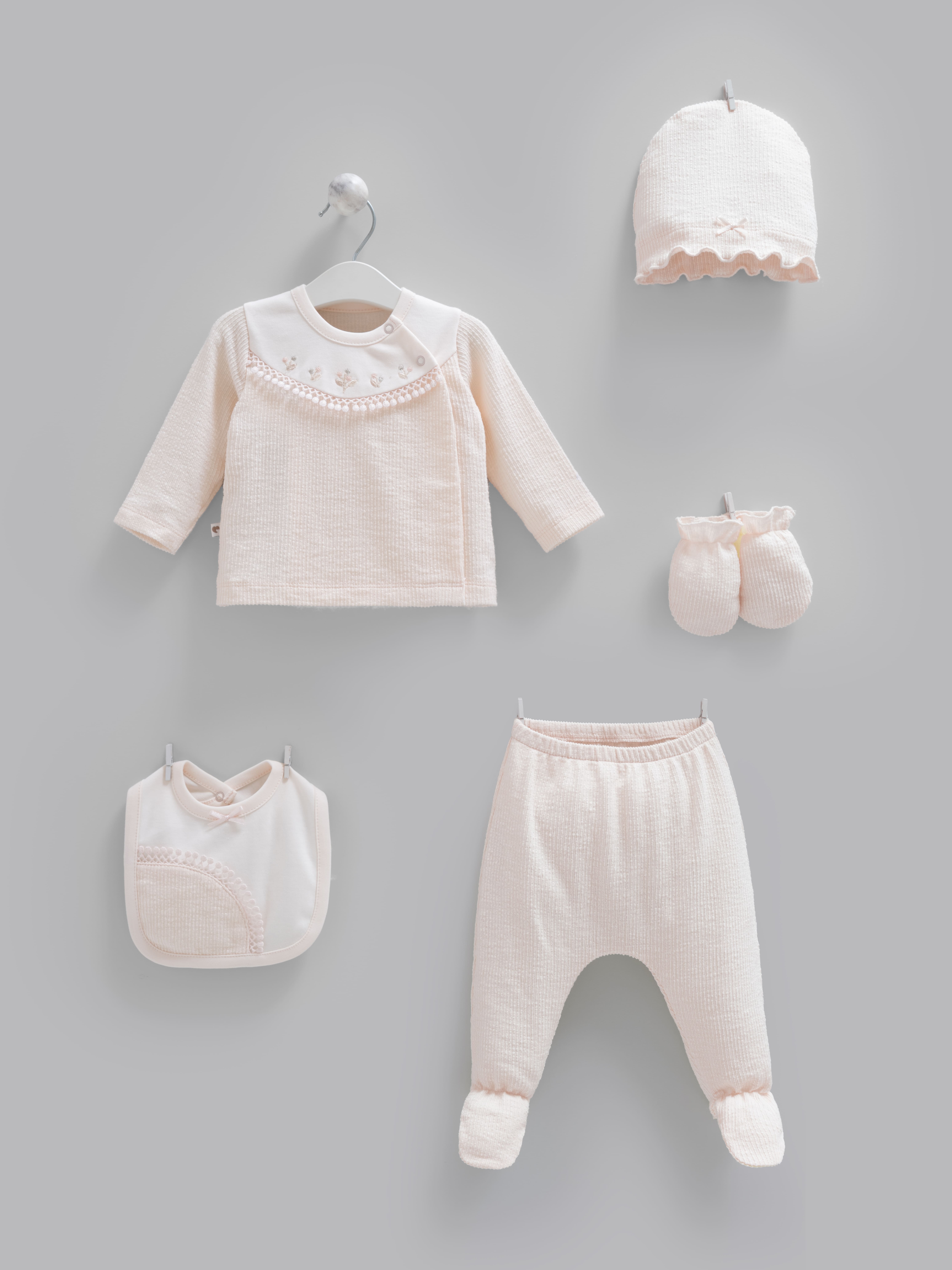 100% Cotton 5 Pieces Set Size 0-3