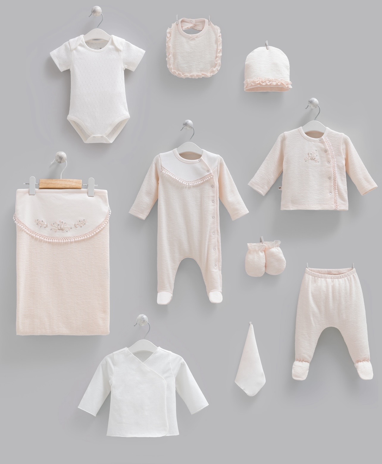 100% Cotton 10 Pieces Hospital Set Size 0-3