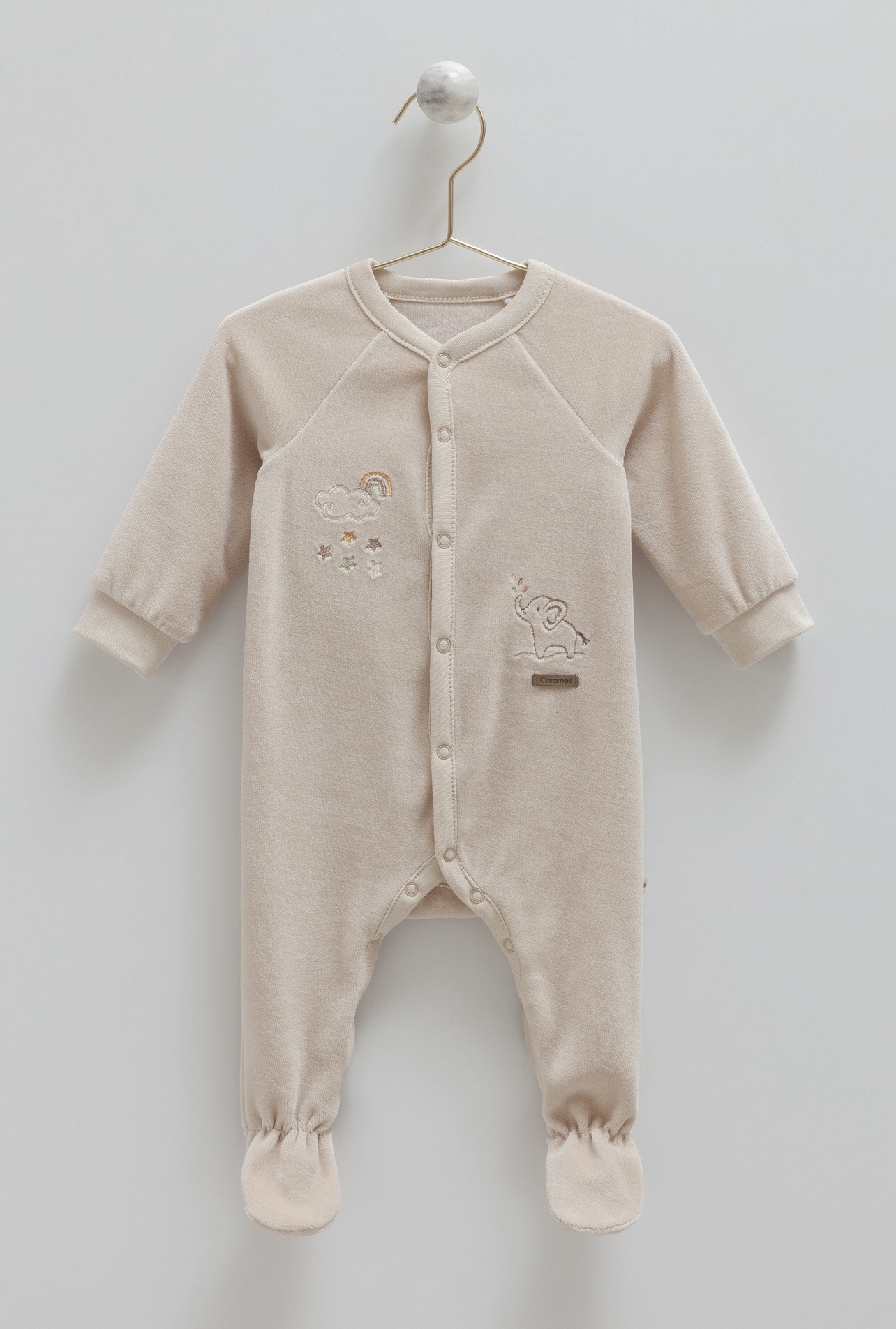 Baby Boy Velour Overall
