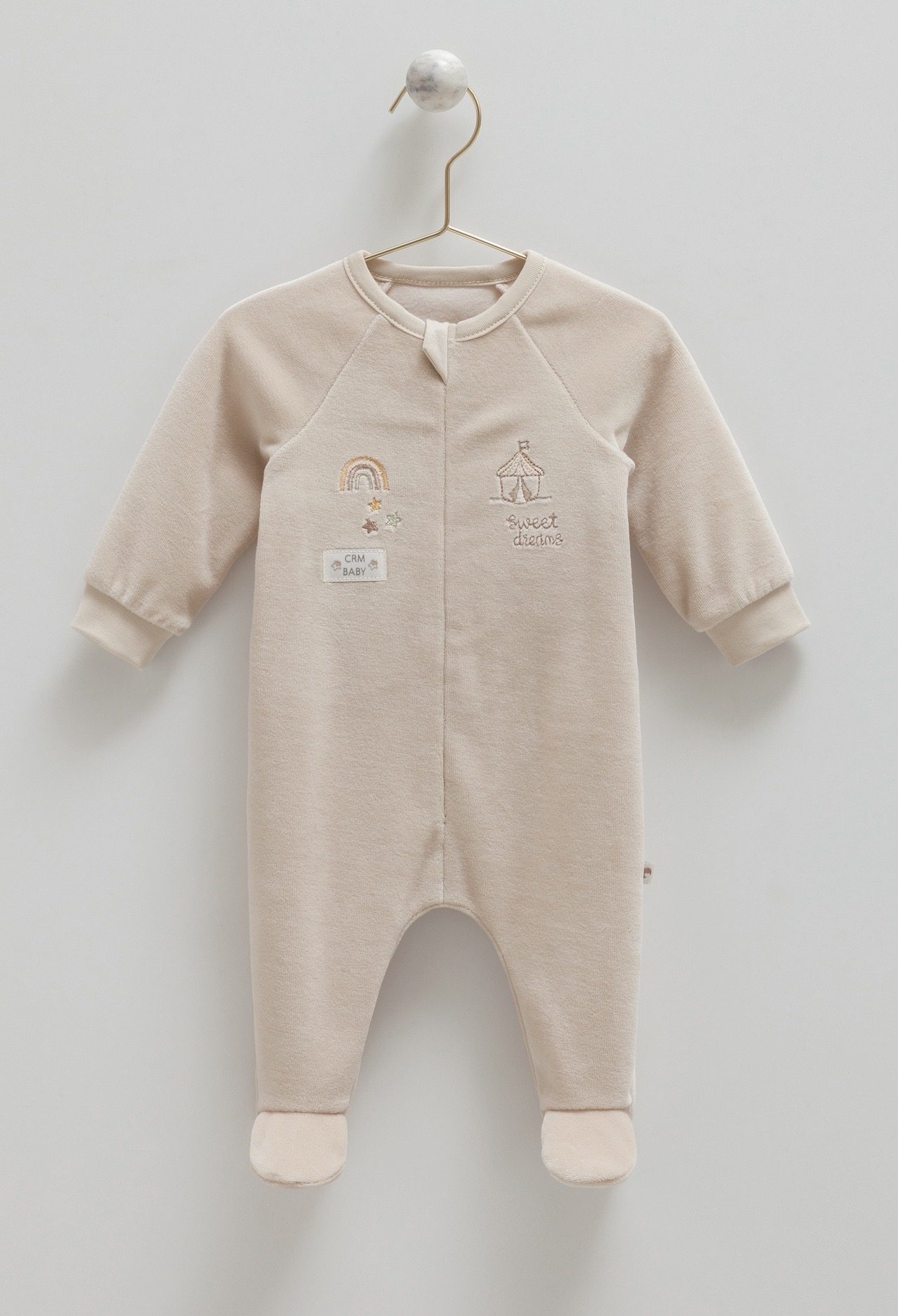 Baby Boy Velour Overall