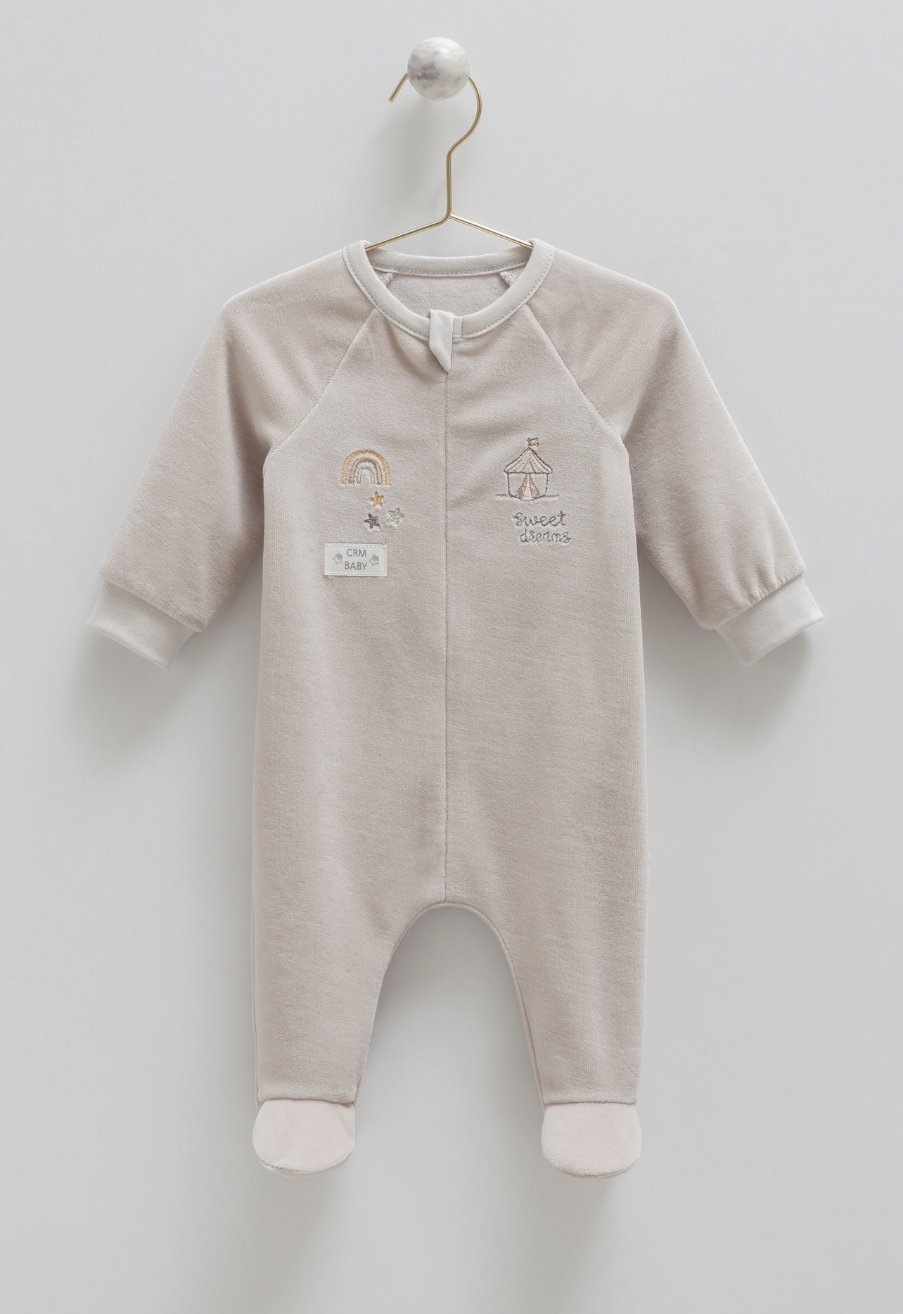 Baby Boy Velour Overall