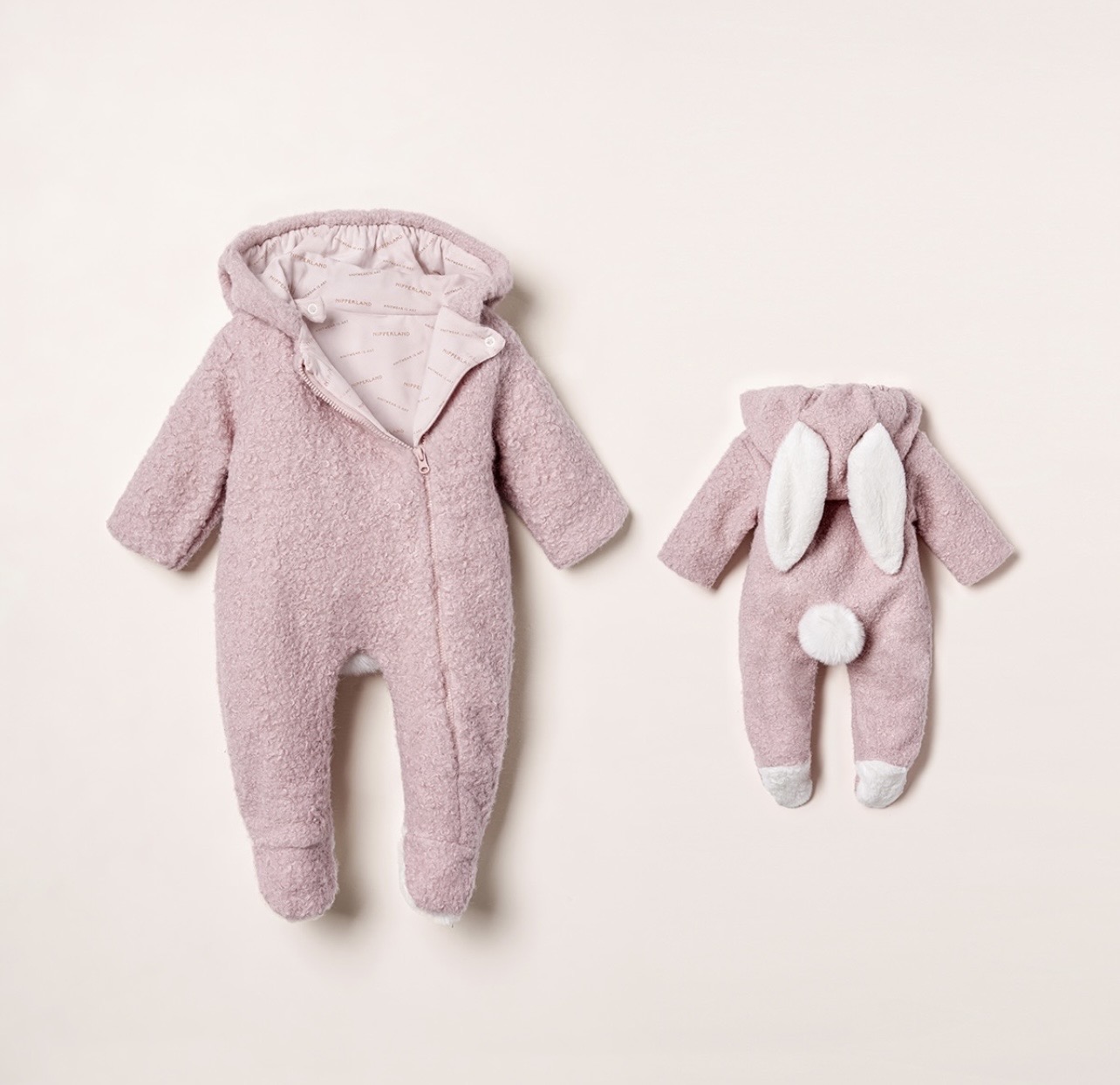 Teddy Baby Girl Winter Overall