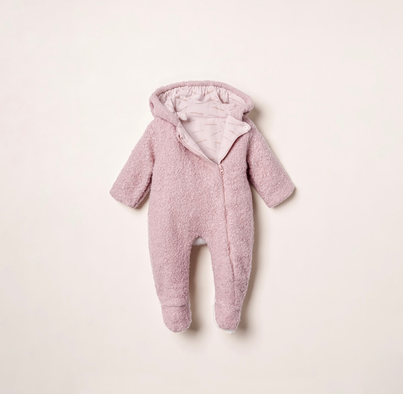 Teddy Baby Girl Winter Overall