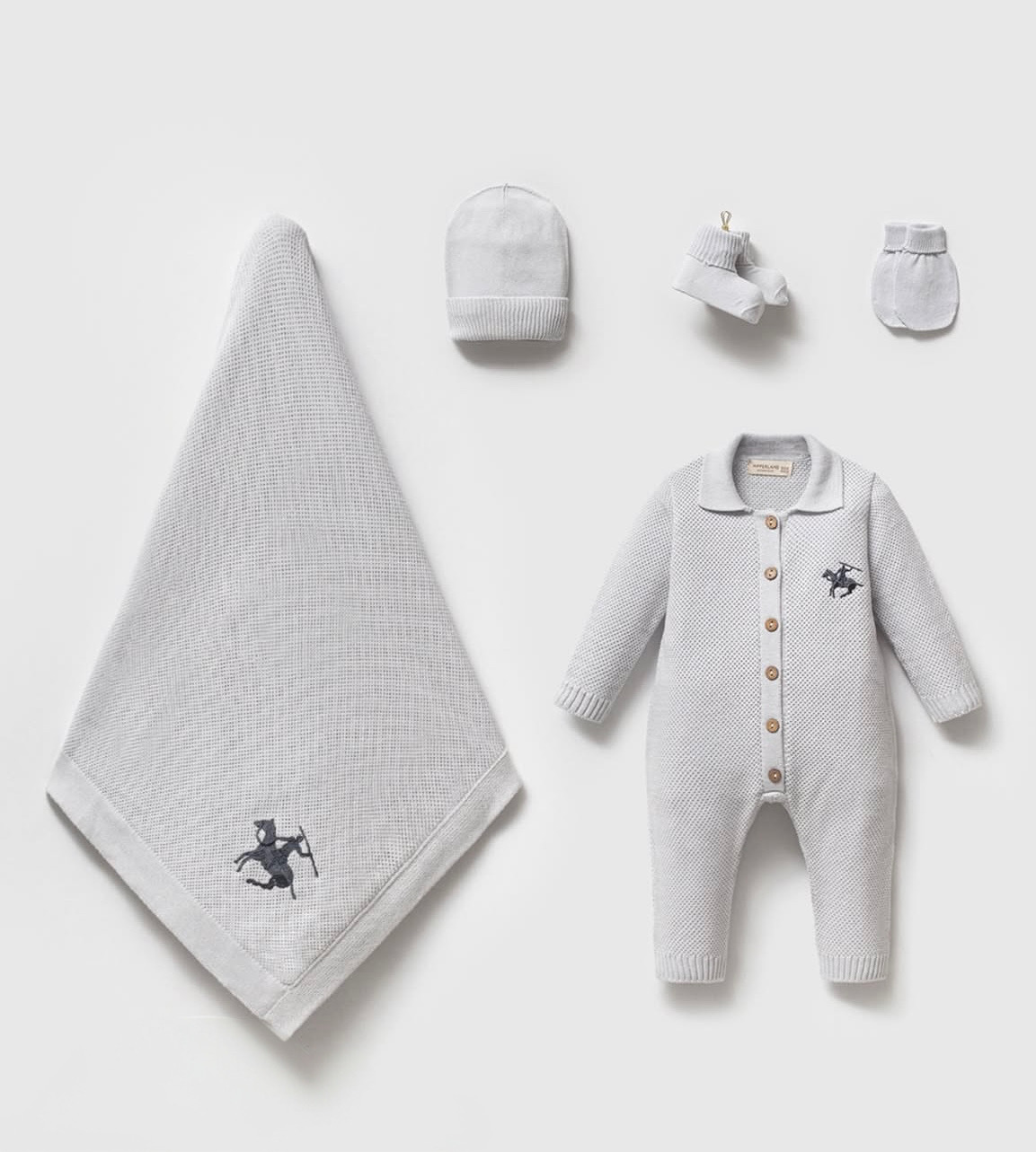 100% Knitted Polo 5-Pieces Hospital Set