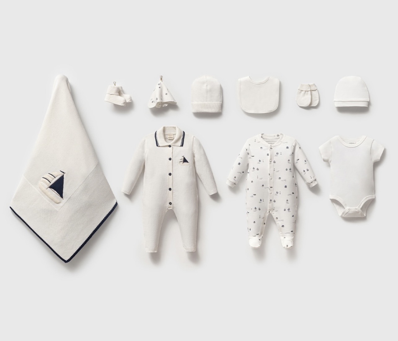 Baby Boy 10-Pieces Hospital Set