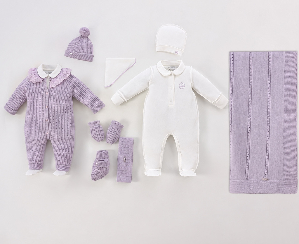 Spanish Design 100% Natural Wool 9 Pieces Hospital Set