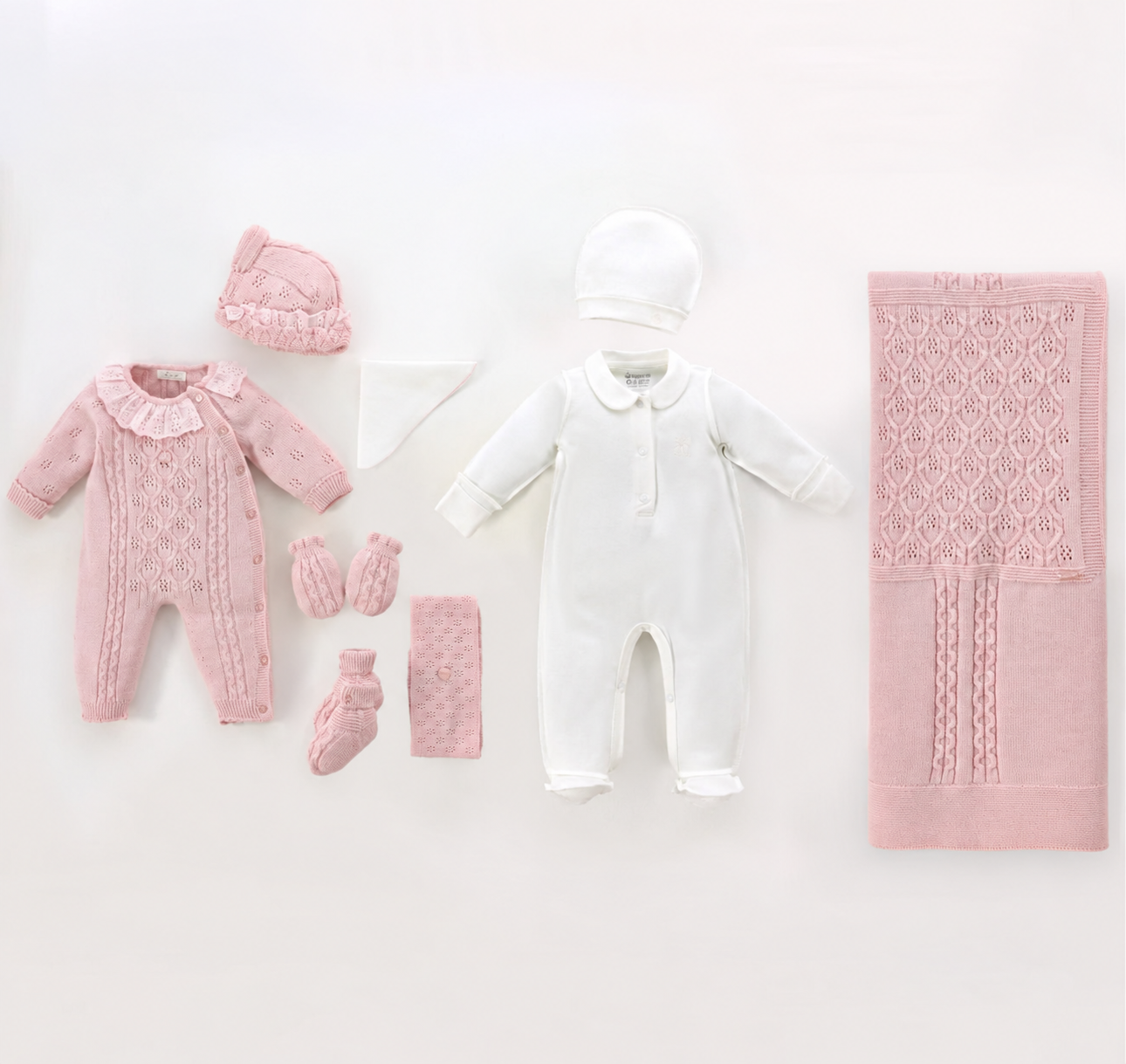 Spanish Design 100% Natural Wool 9 Pieces Hospital Set
