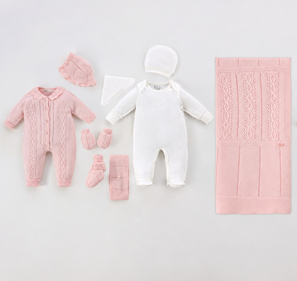Spanish Design 100% Natural Wool 9 Pieces Hospital Set