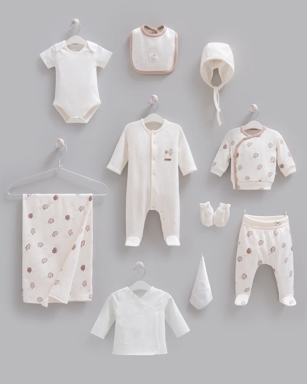 100% Cotton 10 Pieces Hospital Set size 0-3